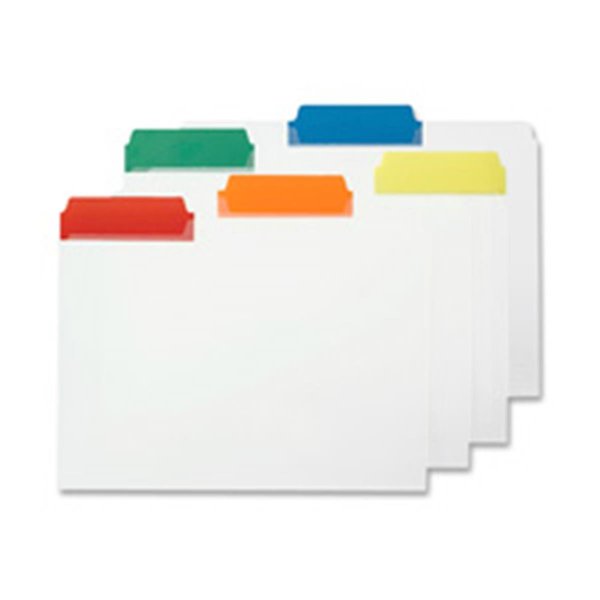 Pen2Paper File Folder- Ltr- .33in.- Poly Color Tabs- Asst PE811617